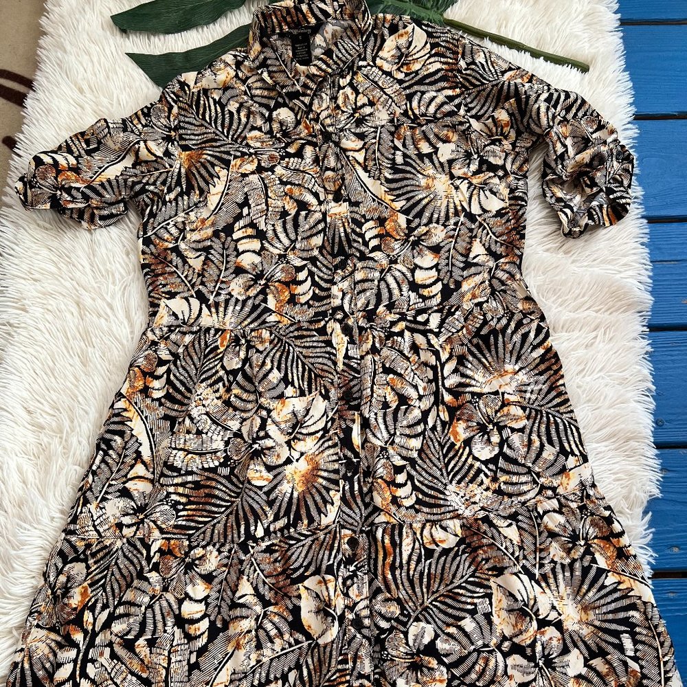 Millenium Tropical Print Dress